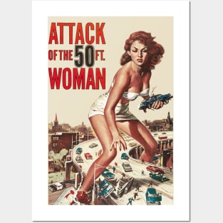 Attack Of The 50 Ft.Woman Posters and Art